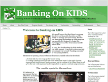 Tablet Screenshot of bankingonkids.org